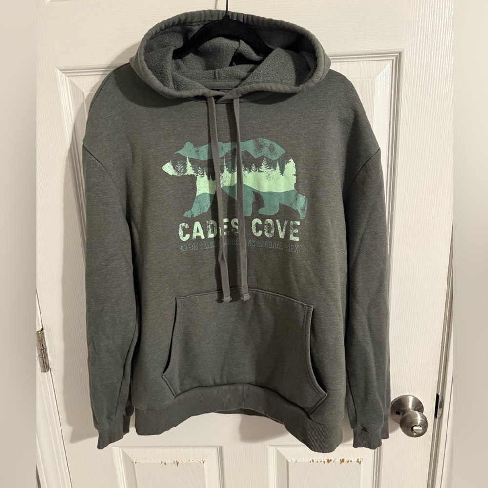 Gray Graphic Hoodie